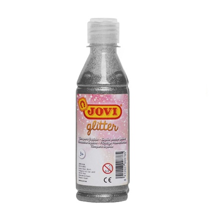 Guašš JOVI glitter 250 ml hõbedane