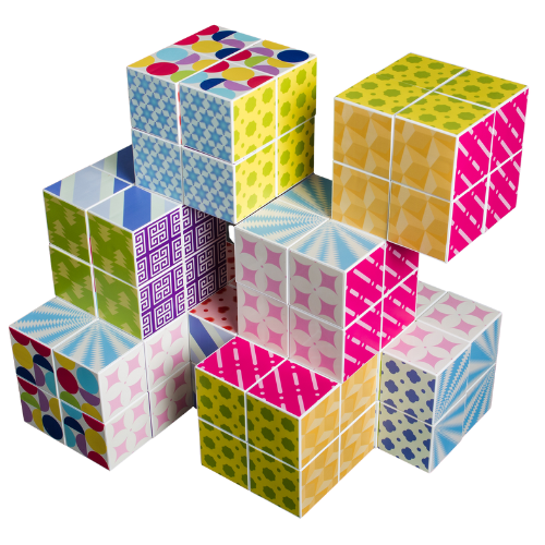 RINGONI Magnetkuubikud mustritega image 3