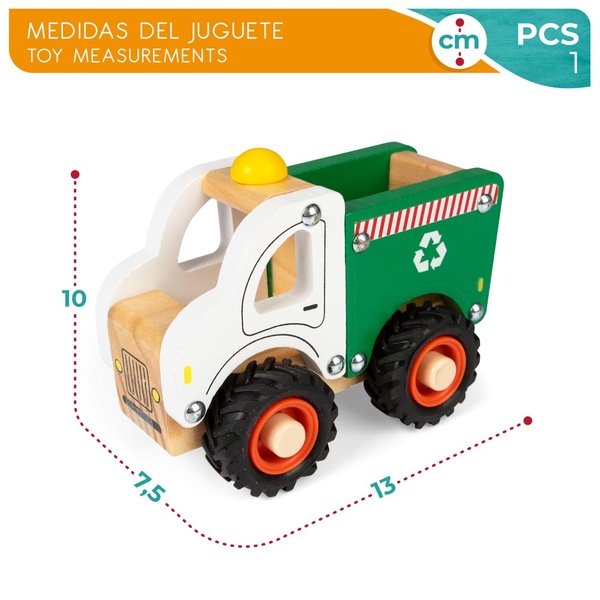 Puidust prügiauto WOOMAX image 4