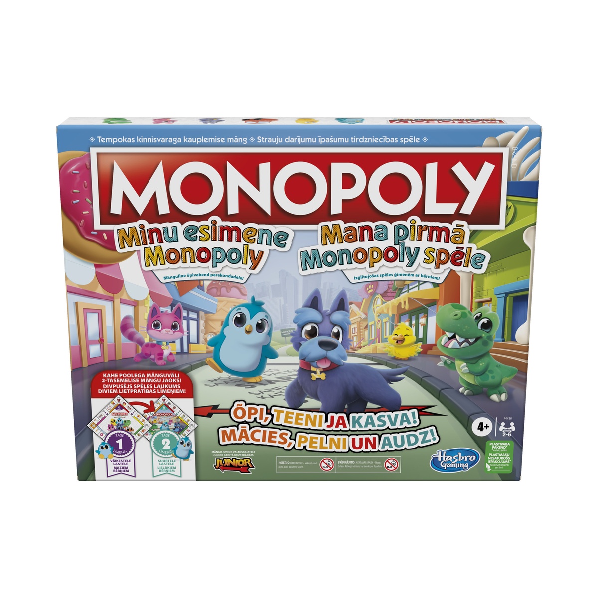 Lauamäng Minu esimene Monopoly (eesti ja läti keeles)