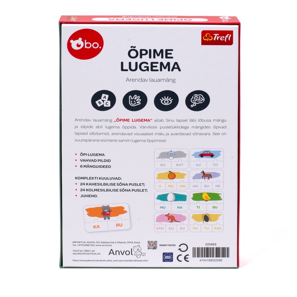 Arendav lauamäng "Õpime lugema" (eesti keeles) image 3