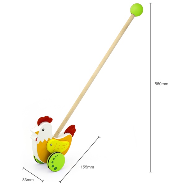 Viga Toys lükatav kukk image 3