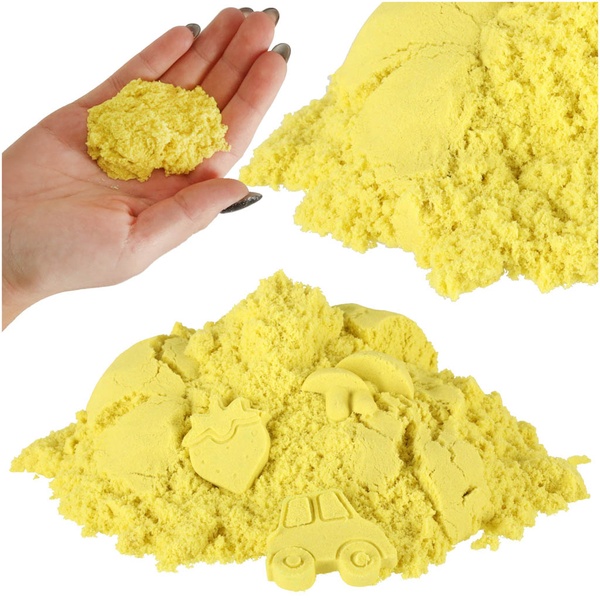 Kineetiline liiv lastele kollane 1 kg