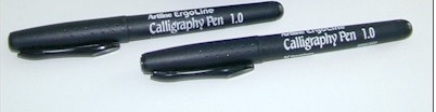 Kalligraafiline pliiats must Artline Ergoline 1,0 mm