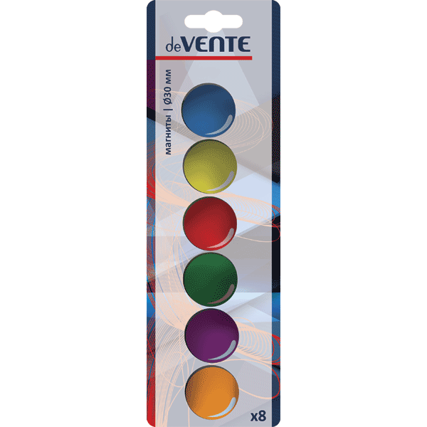 Tahvlimagnetid deVente 30 mm 6 tk/pk
