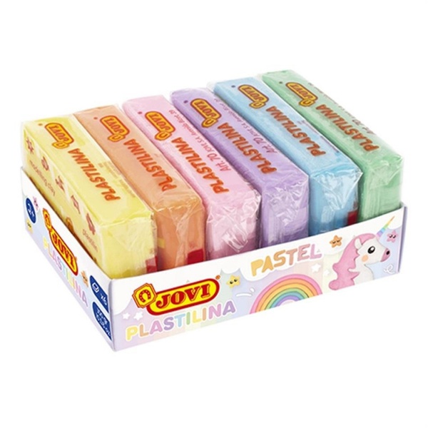 Plastiliini komplekt JOVI PASTELL 6 tk 50 g