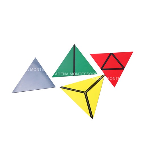 Montessori konstrueerimise komplekt kolmnurkadega image 5