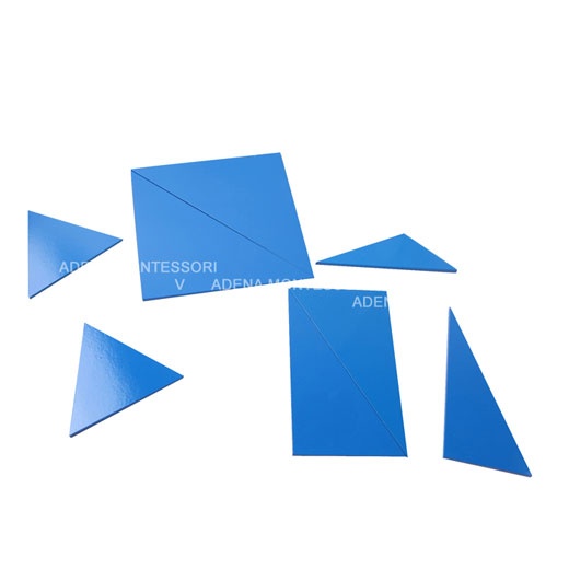 Montessori konstrueerimise komplekt kolmnurkadega image 8