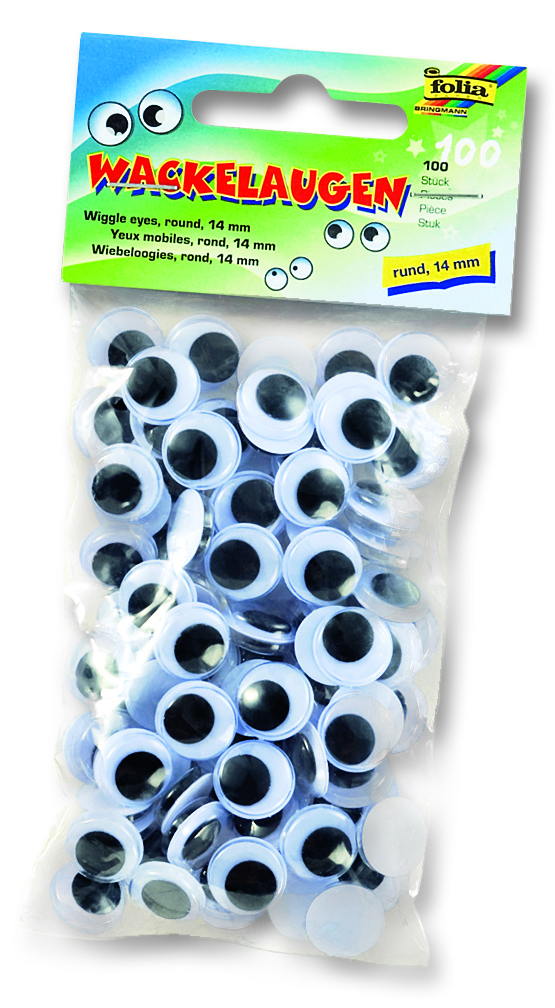 Liikuvad silmad Ø 14mm 100 tk/pk