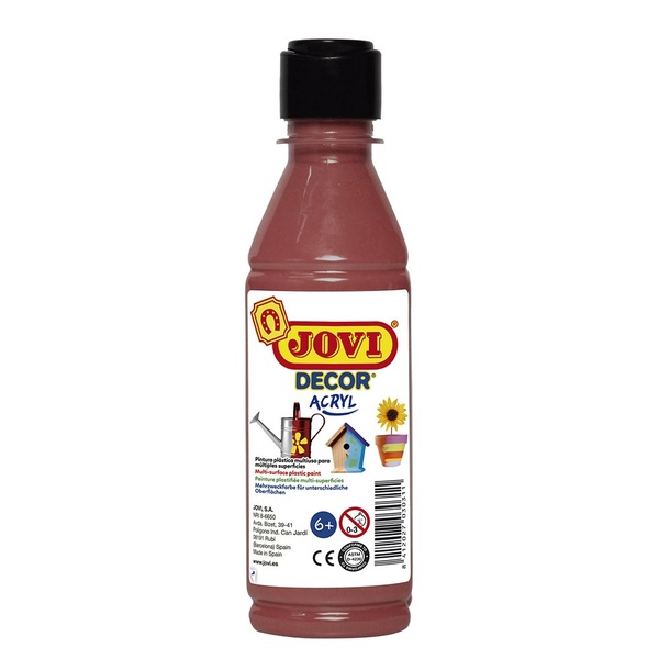 Akrüülvärv JOVIDECOR 250 ml pruun