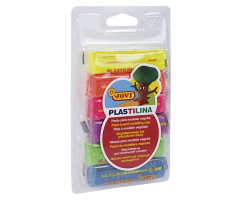 Plastiliini komplekt JOVI, 6 tk 25g, neoon
