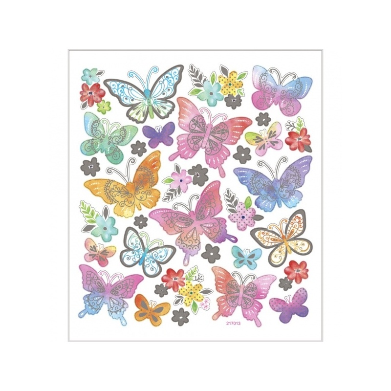 Kleepsud 15x16,5 cm Liblikad