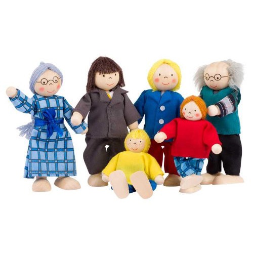 Nukumaja nukud "Linna perekond"