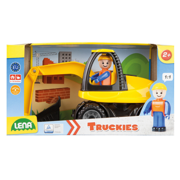 Ekskavaator Truckies figuuriga 26,5 cm