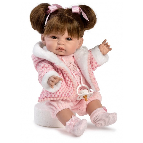 BERBESA Nukk Baby Coral juustega 34 cm