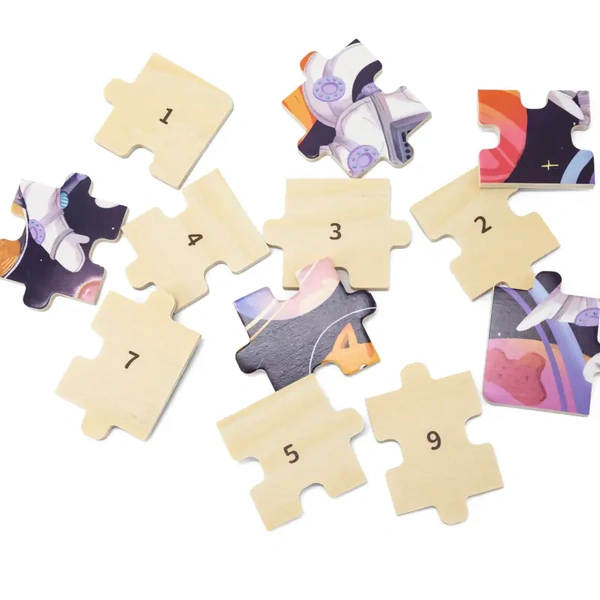 Viga Toys puidust pusle KOSMOS image 2