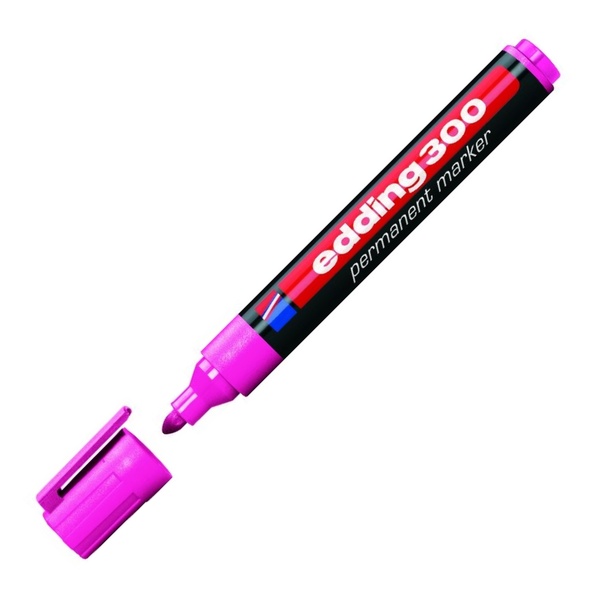 Permanentne marker Edding 300 A8 Roosa, 1,5- 0.76 3mm