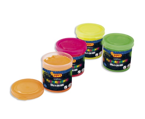 Guaššvärvide komplekt JOVI 4 * 55 ml helendavad
