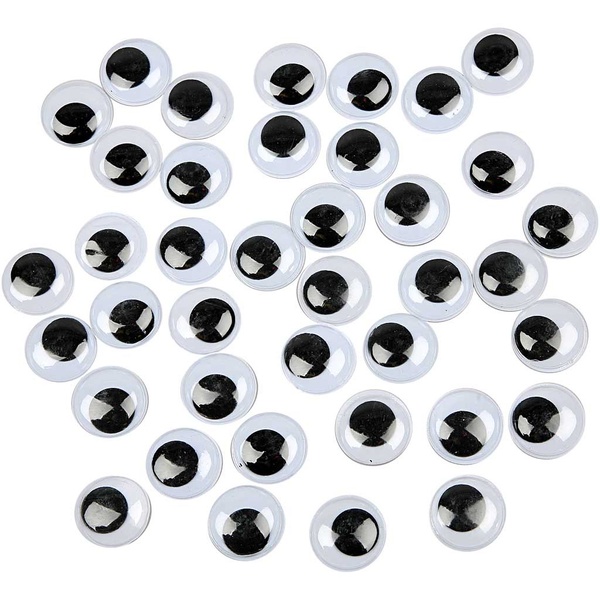 Liikuvad silmad Ø 20 mm 50 tk/pk