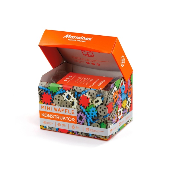 Mini vahvelklotsid 500 ratastega