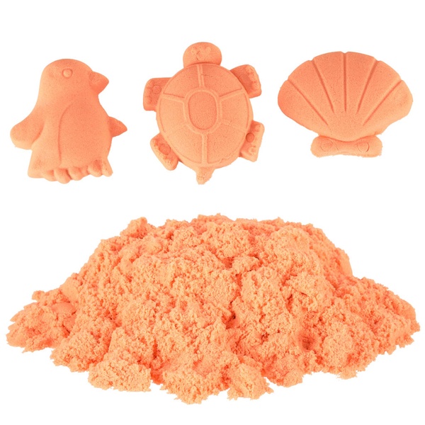 Kineetiline liiv lastele oranž 1 kg image 2