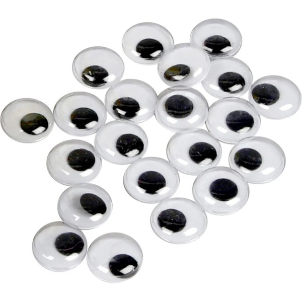 Liikuvad silmad Ø 12 mm 100 tk/pk