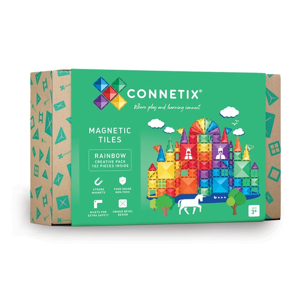 Magnetklotsid  Connetix Rainbow Creative Pack 102tk