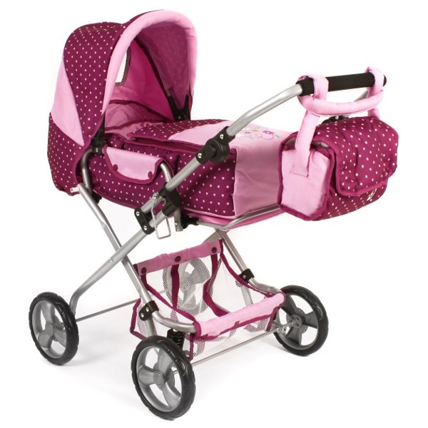 Nukuvanker CHIC Bambina heleroosa/täpiline
