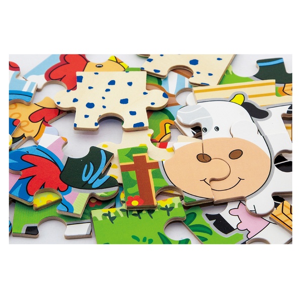 Viga Toys neli taluteemalist puslet image 4