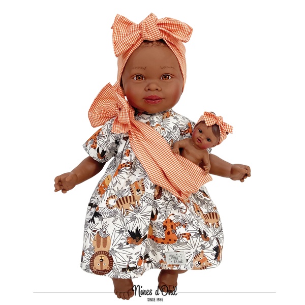 NINES nukk MARIA beebiga, 45 cm 