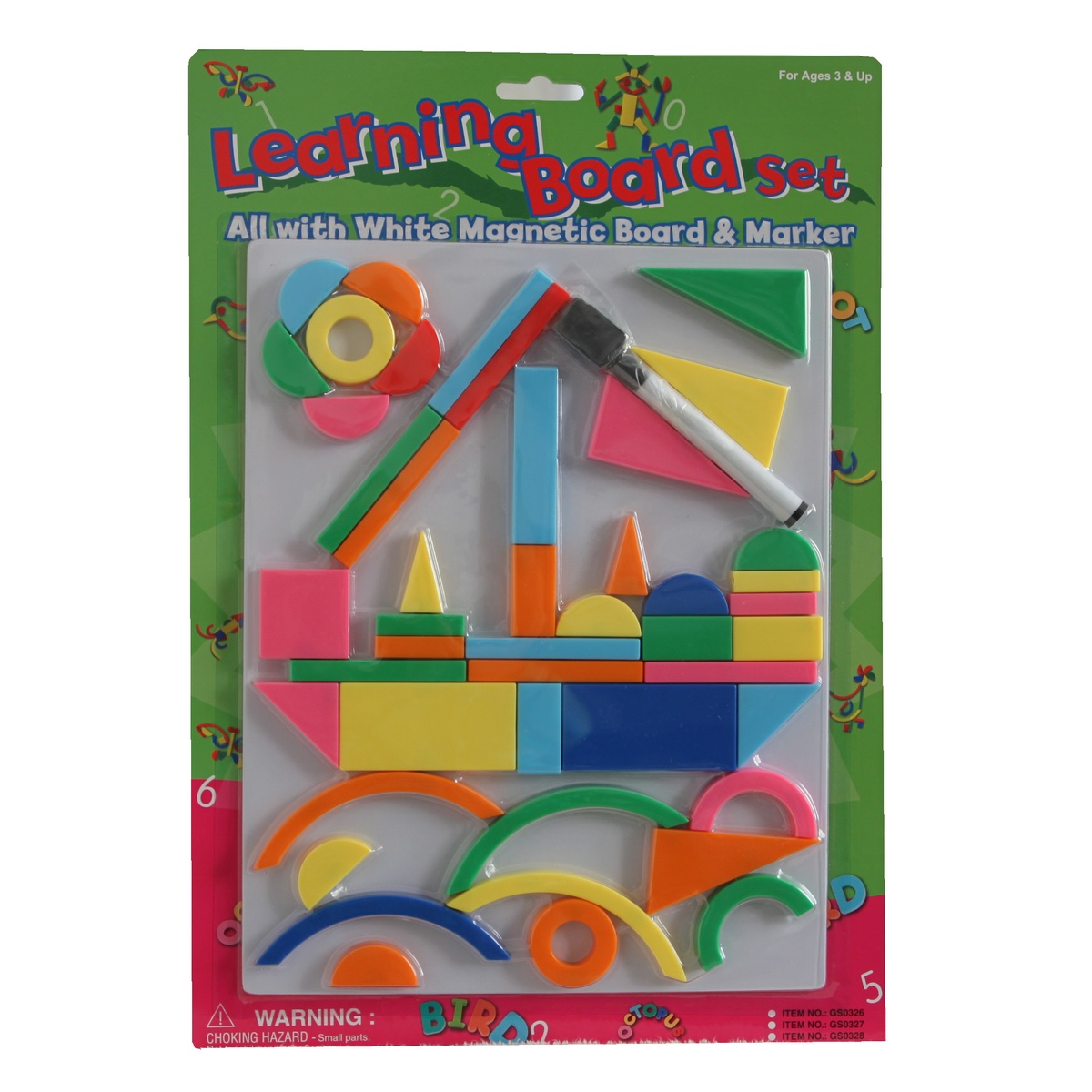 Tahvel Learning magnetkujunditega papil 