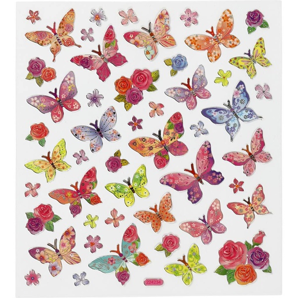 Kleepsud 15x16,5 cm liblikad