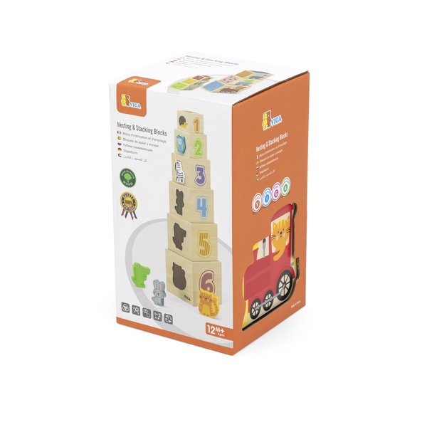 Viga toys puidust ladumistorn image 4