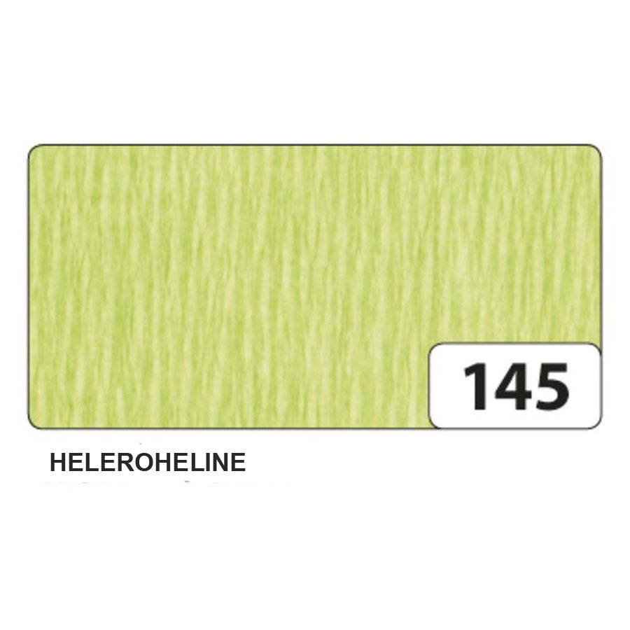 Krepp-paber FOLIA heleroheline 250x50 cm