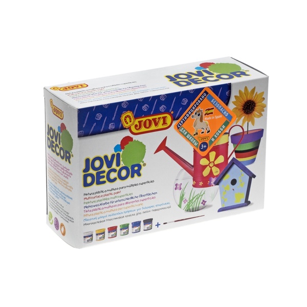 Akrüülvärvid JOVIDECOR 6 värvi * 55 ml
