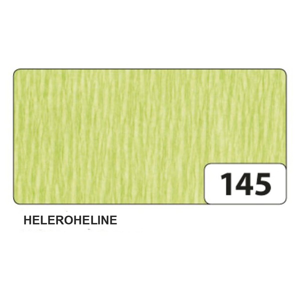 Krepp-paber FOLIA heleroheline 250x50 cm