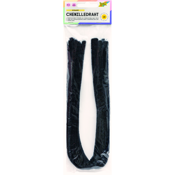 Karvatraadid 50cm x Q8mm 10 tk  must