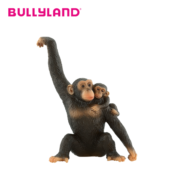 Loomafiguur Bullyland Šimpans beebiga