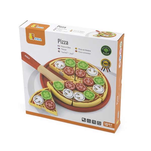 Viga Toys puidust mängupitsa image 3