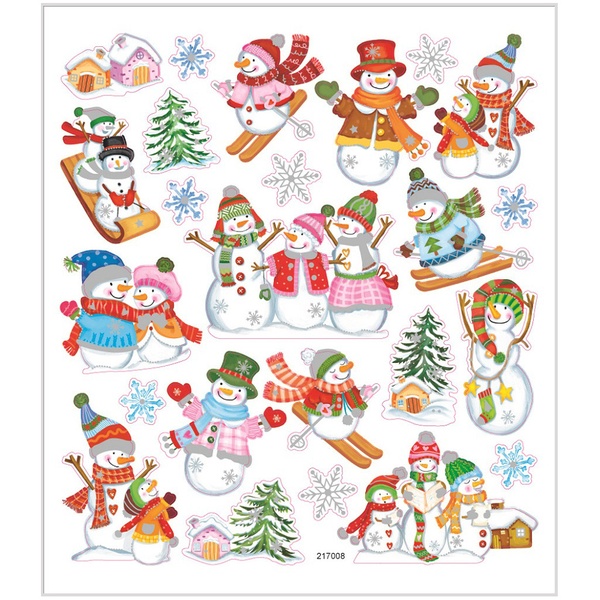 Kleepsud 15x16,5 cm lumememmed