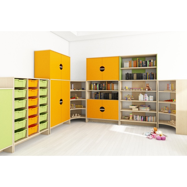 Kapp MODERN ustega ja riiulitega, oranž image 3