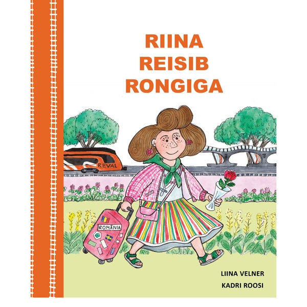 Kõnearenduslik pildiraamat "Riina reisib rongiga"
