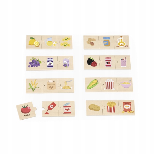 Viga Toys puidust sobitusmäng "Talu toidab"