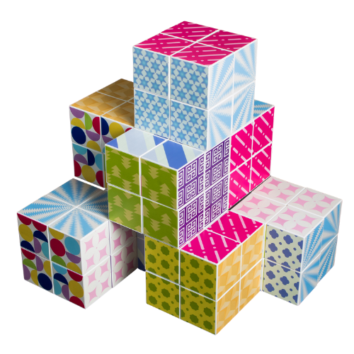 RINGONI Magnetkuubikud mustritega image 4