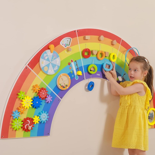 Viga Toys tegevustahvel VIKERKAAR image 2