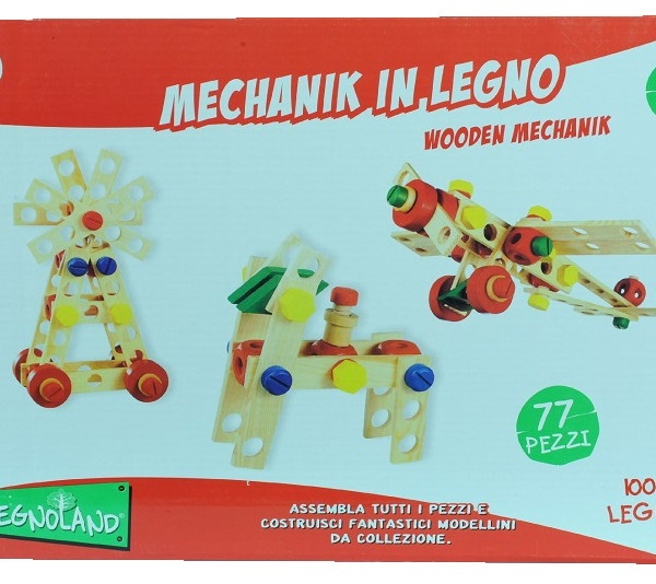 Puidust konstruktor 77 osa Legnoland image 2