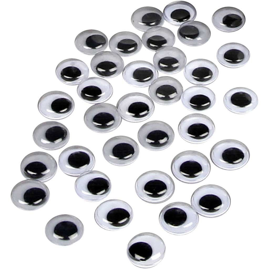 Liikuvad silmad Ø 10 mm 100 tk/pk