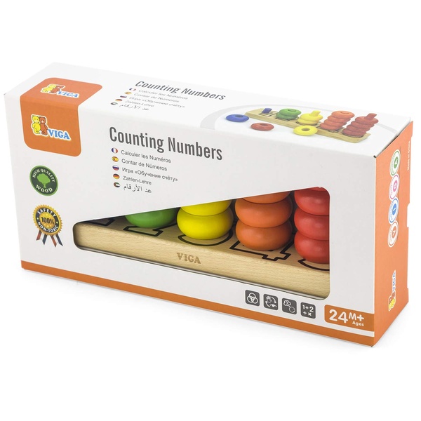 Viga Toys puidust Õpime arvutama image 4