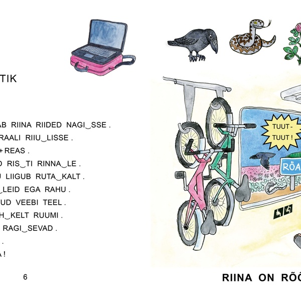 Kõnearenduslik pildiraamat "Riina reisib rongiga" image 4