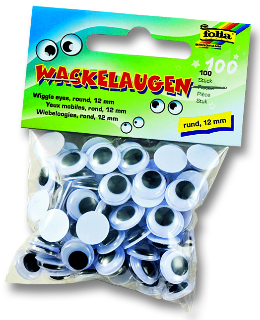 Liikuvad silmad Ø 12mm 100 tk/pk